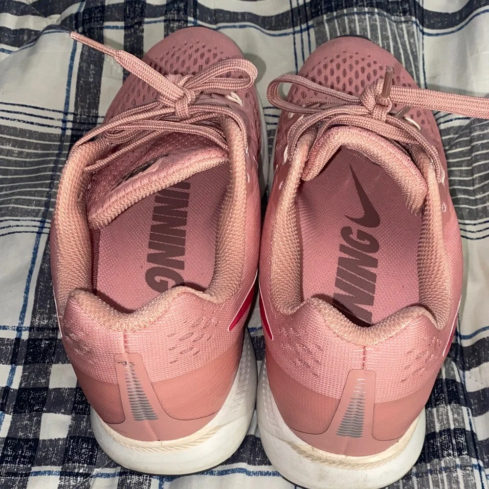 Nike Women's Pink Zoom Pegasus Sneakers - Picture 2 of 6